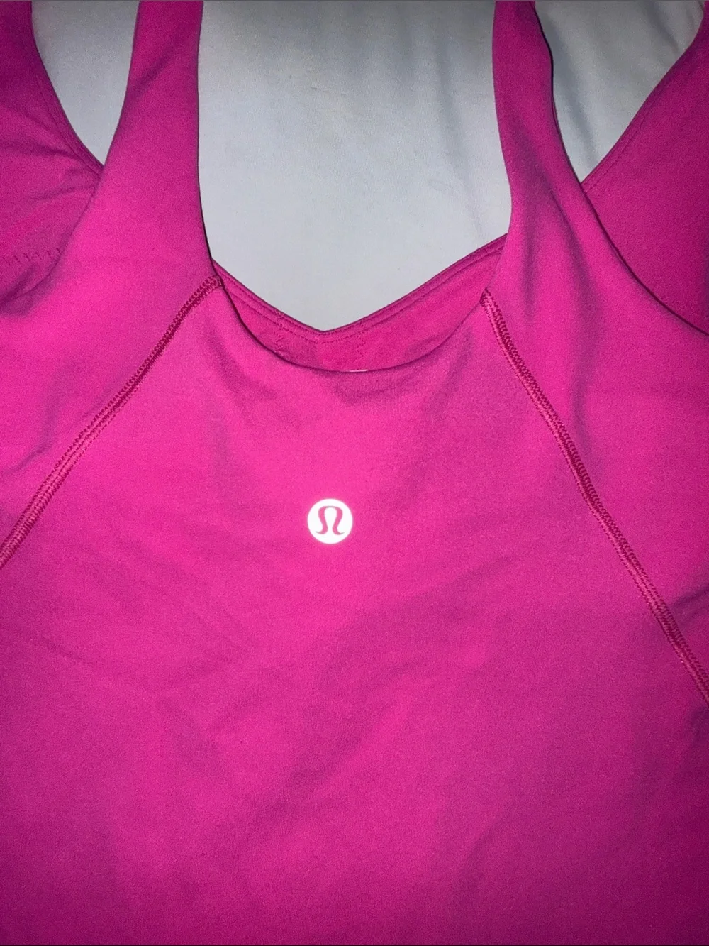 lululemon athletica Bright Magenta V-Neck Tank